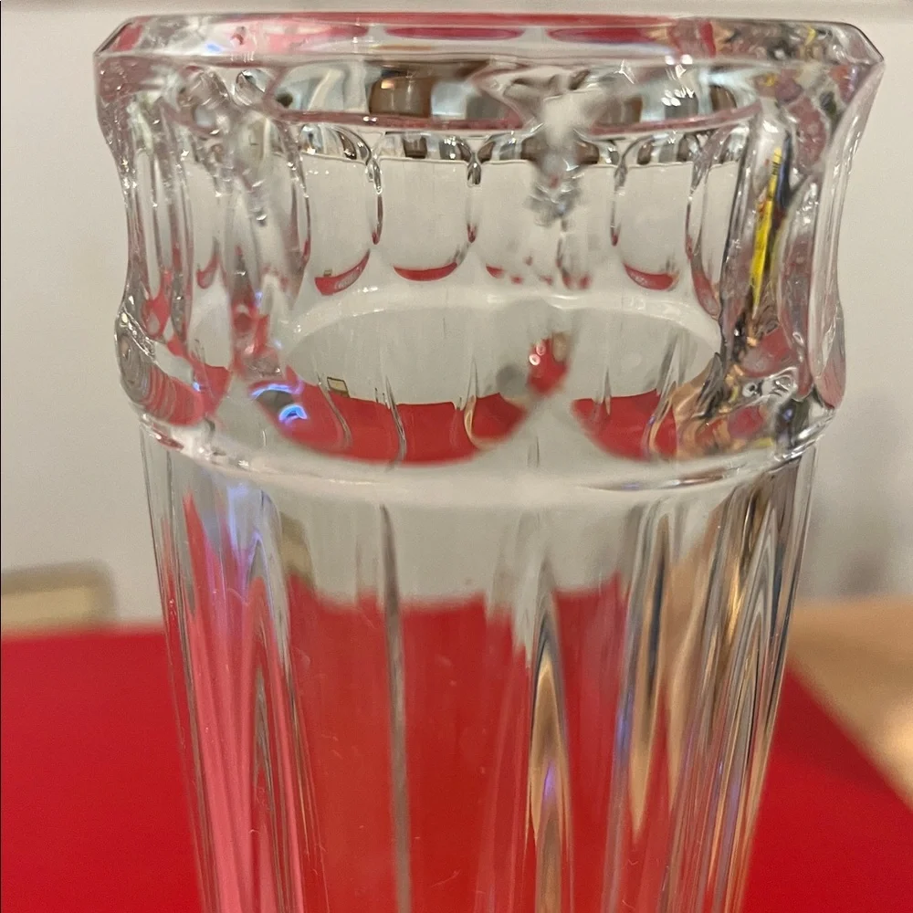 LENOX Full lead Crystal Woodward Bud Vase 8